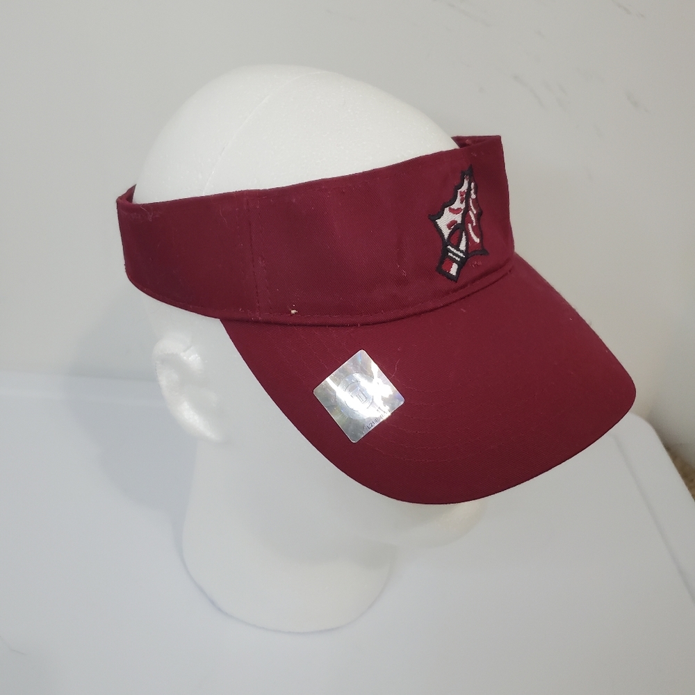 FSU Seminole spear head visor hat cap Noles. Condi